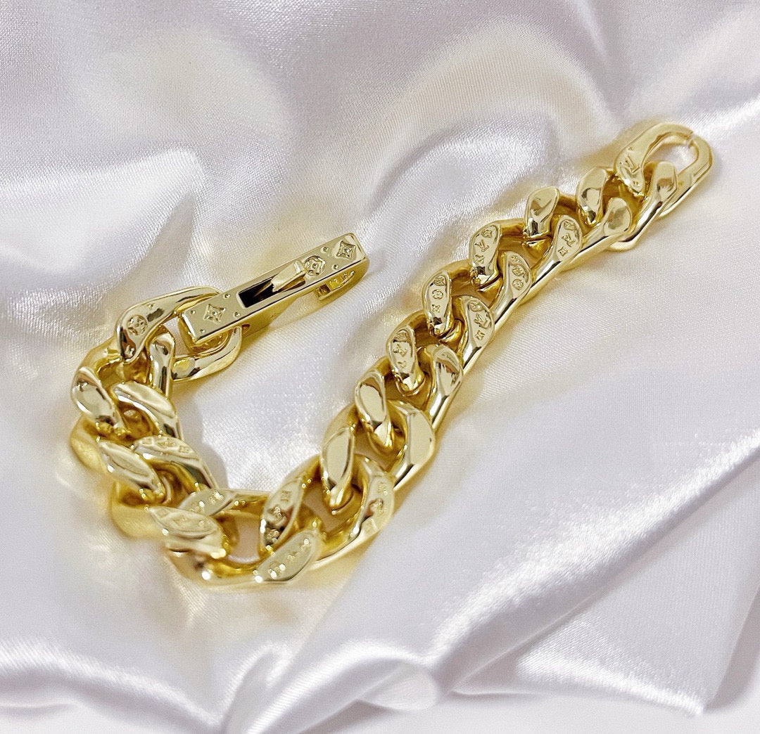 Louis Vuitton Monogram Chain Links Bracelet