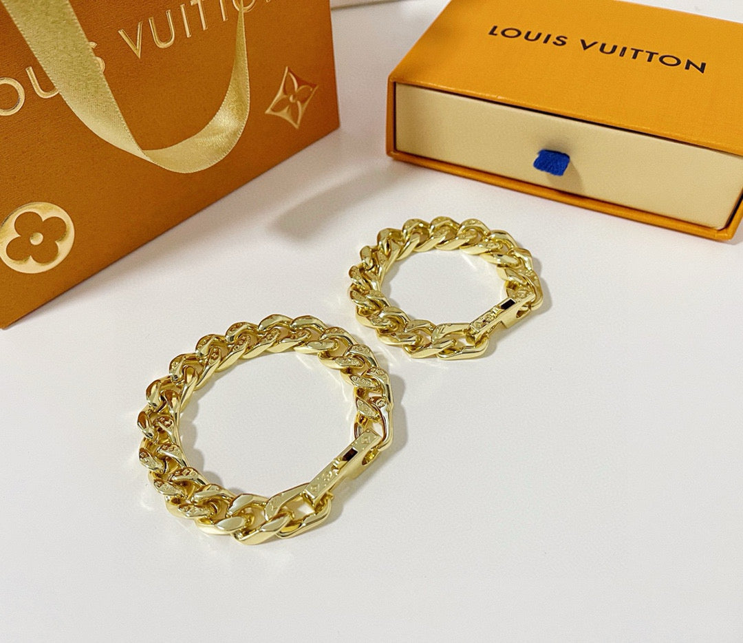 Louis Vuitton Monogram Chain Links Bracelet