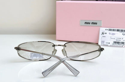 Miu Miu A50 Futuristic Cat-Eye Sunglasses – 25SS