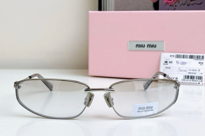 Miu Miu A50 Futuristic Cat-Eye Sunglasses – 25SS