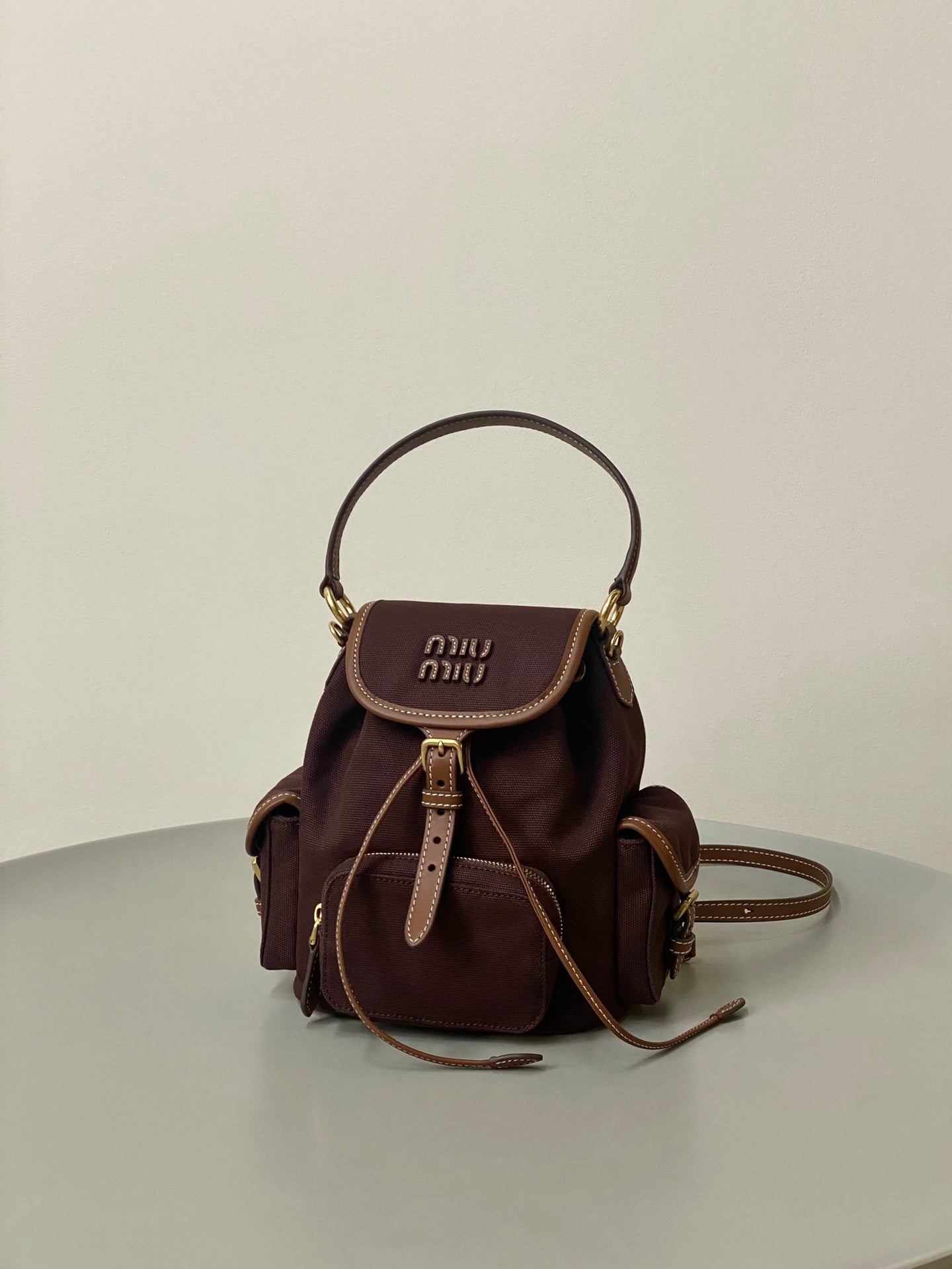 Miu Miu Canvas Backpack