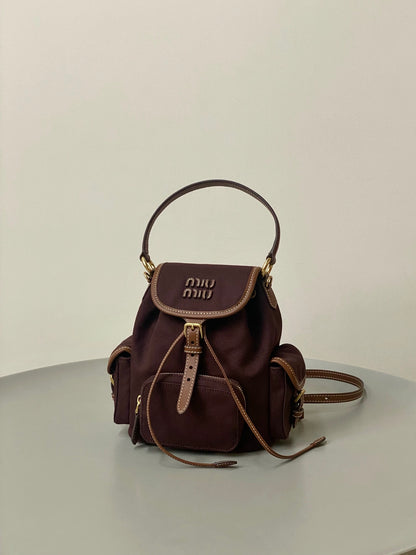 Miu Miu Canvas Backpack