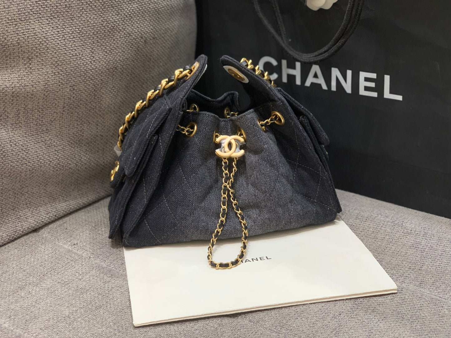 Chanel 25C Denim Hobo Bag – Mini Version – 25C