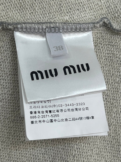 Miu Miu Elastic-Waist A-Line Skirt