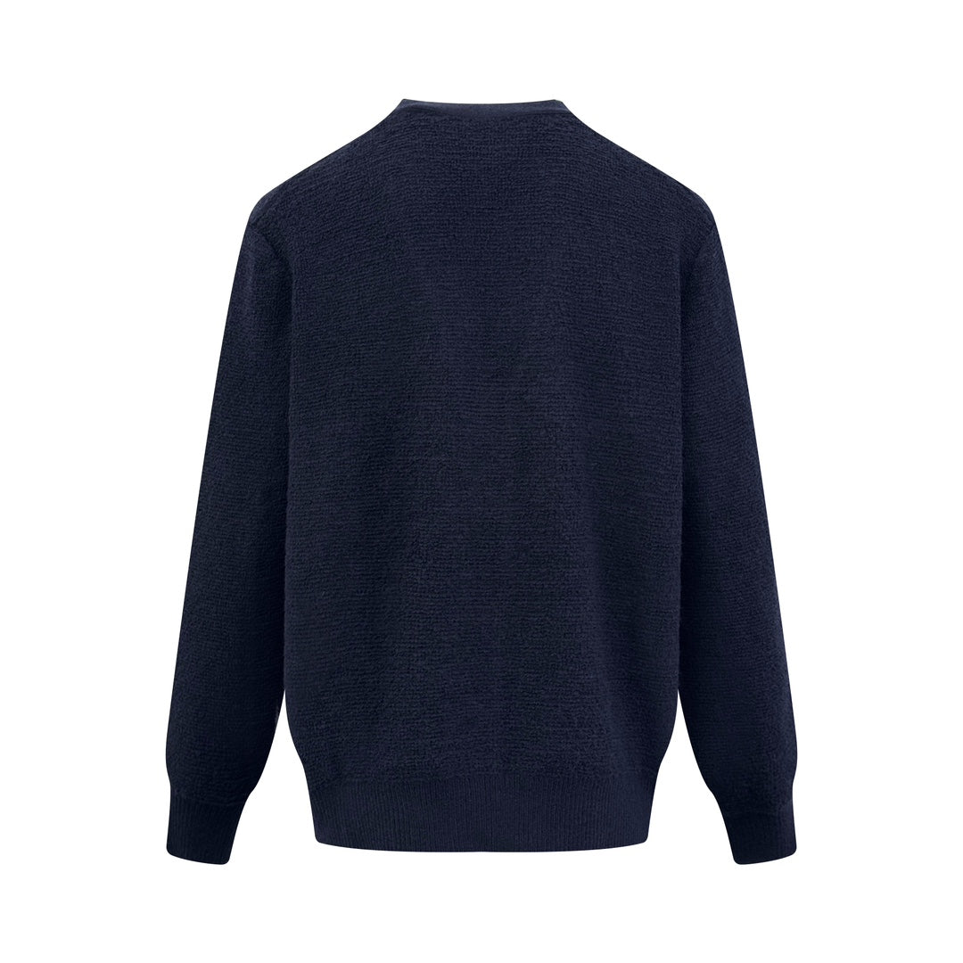 Loewe Anagram Embroidered Wool Cardigan