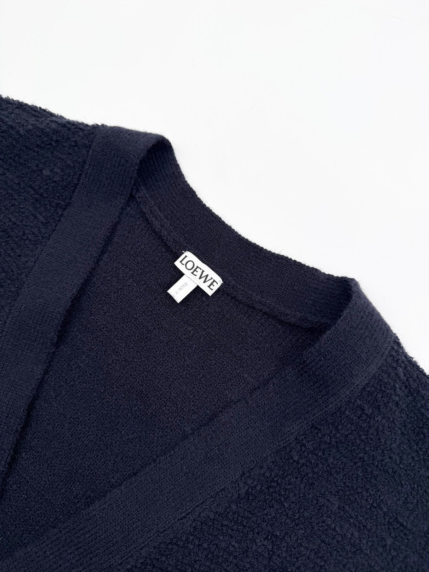 Loewe Anagram Embroidered Wool Cardigan