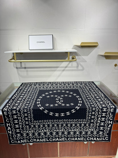Chanel Silk Cashmere Scarf – 2025 Fall/Winter Collection