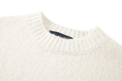 Louis Vuitton Embroidered Pearl Logo Knit Sweater – 2025SS