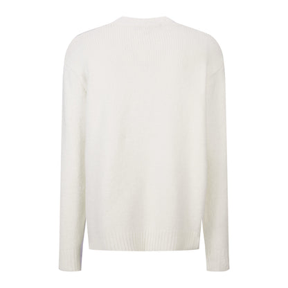 Louis Vuitton Embroidered Pearl Logo Knit Sweater – 2025SS