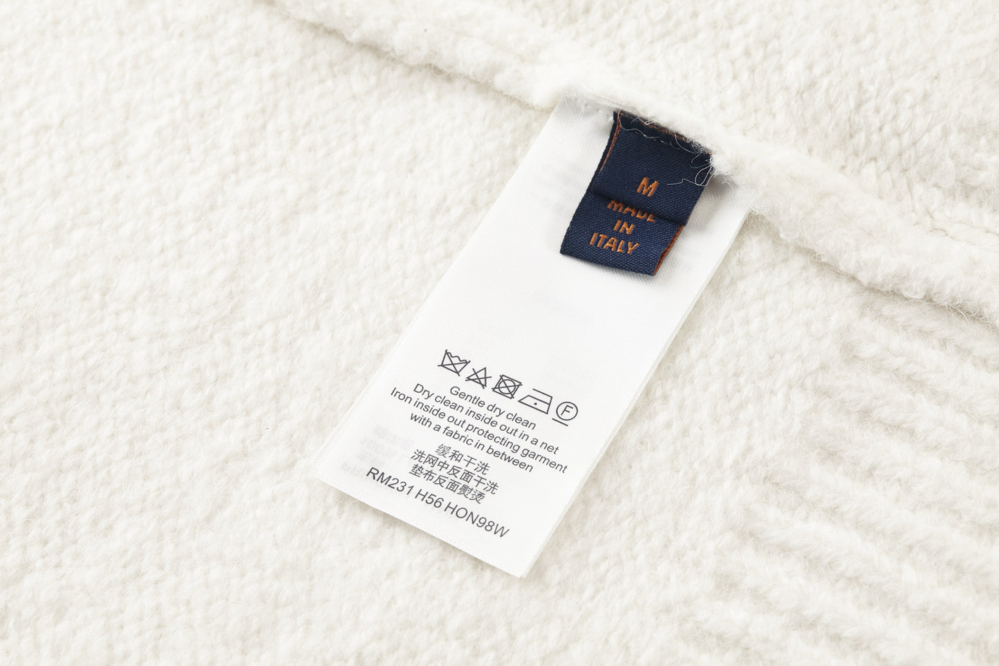 Louis Vuitton Embroidered Pearl Logo Knit Sweater – 2025SS