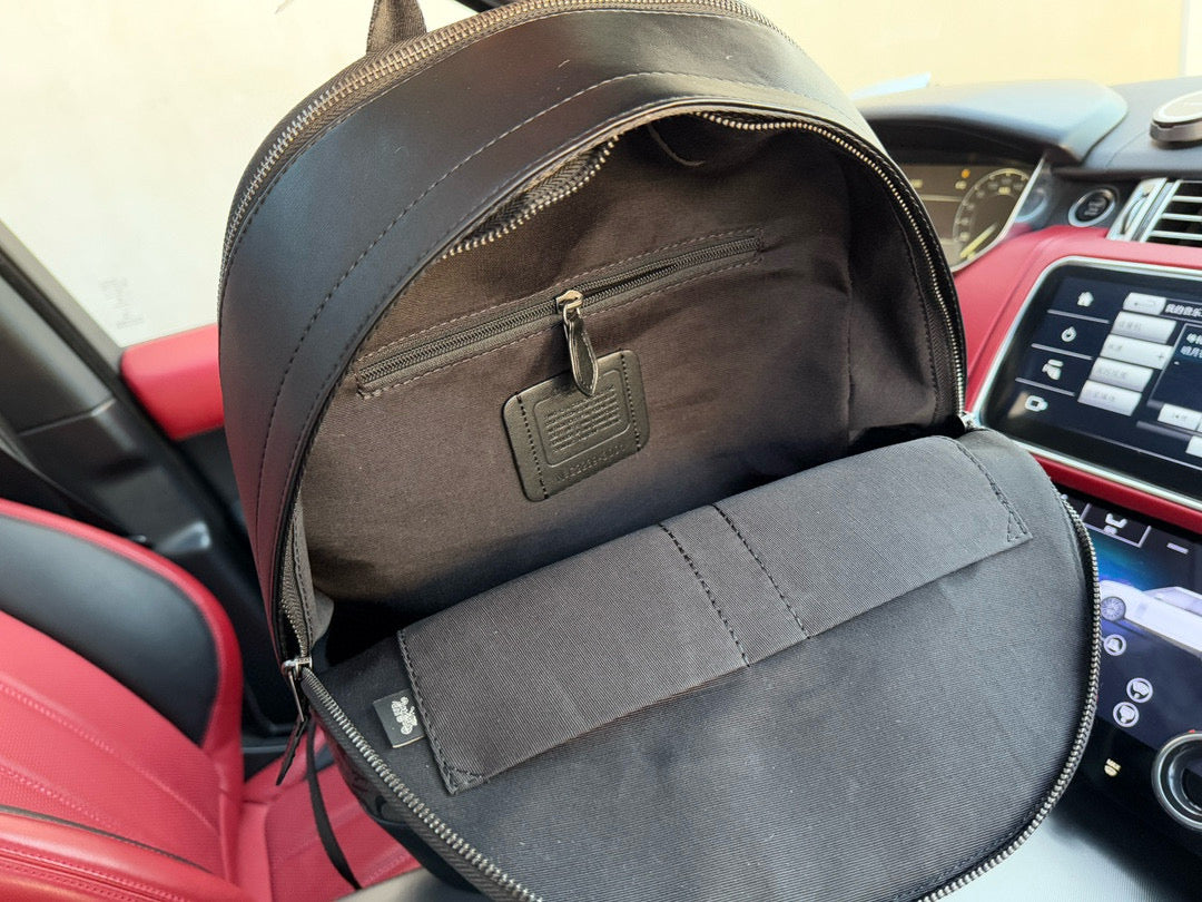 Coach West Series Large Monogram Striped Backpack