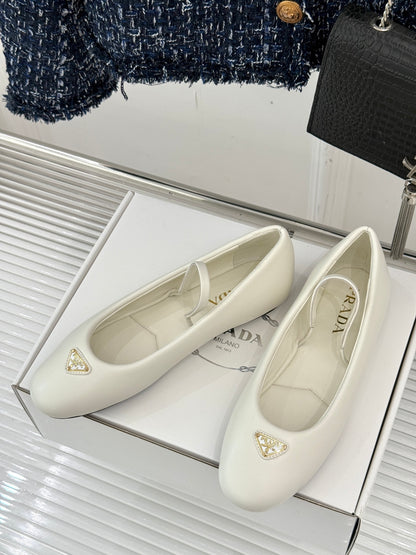 Prada Classic Mary Jane Flats