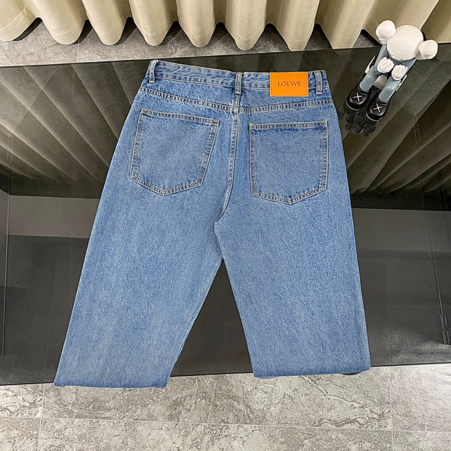 Loewe Anagram Laser-Cut Denim Jeans – 25SS