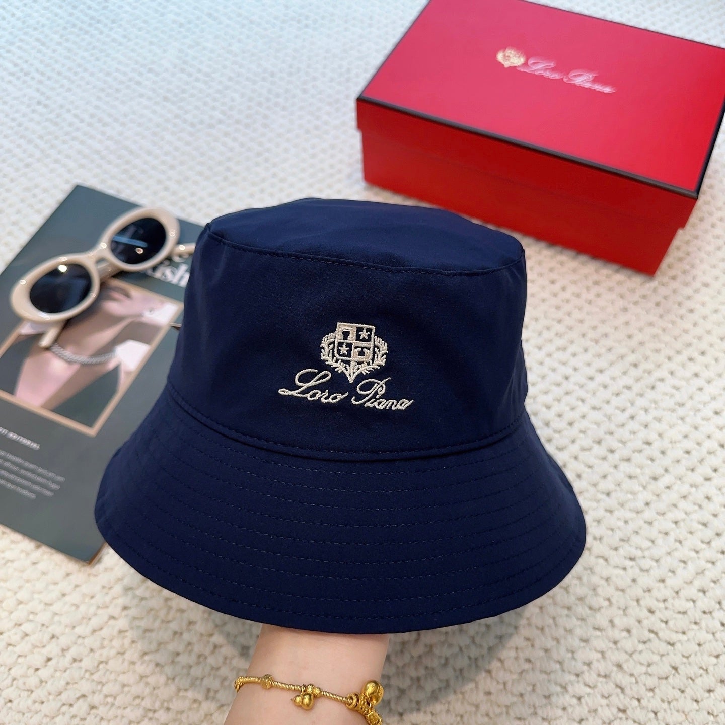 Loro Piana Unisex Bucket Hat