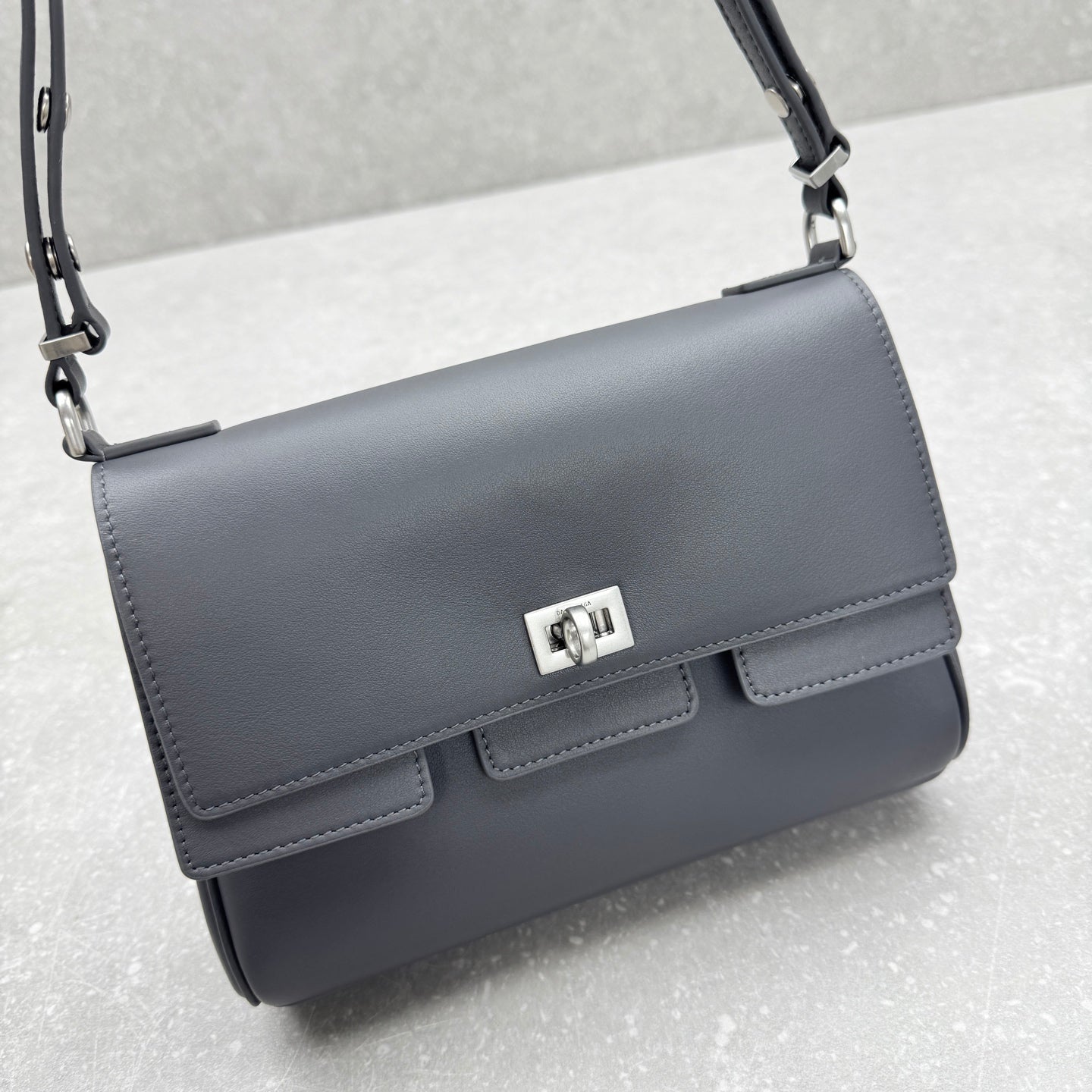 Balenciaga Bel Air Flap Small Leather Bag
