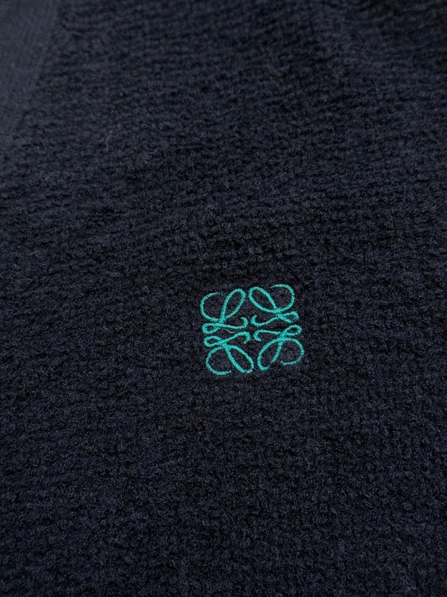 Loewe Anagram Embroidered Wool Cardigan