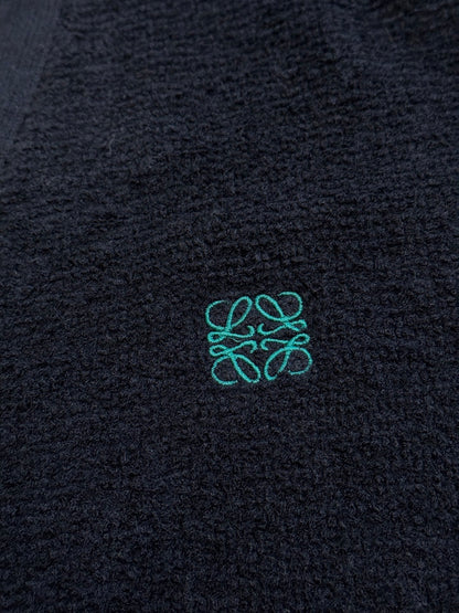 Loewe Anagram Embroidered Wool Cardigan
