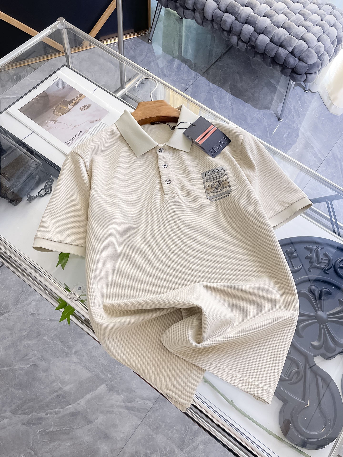 Zegna Minimalist Piqué Polo Shirt – 2026 Spring/Summer Collection