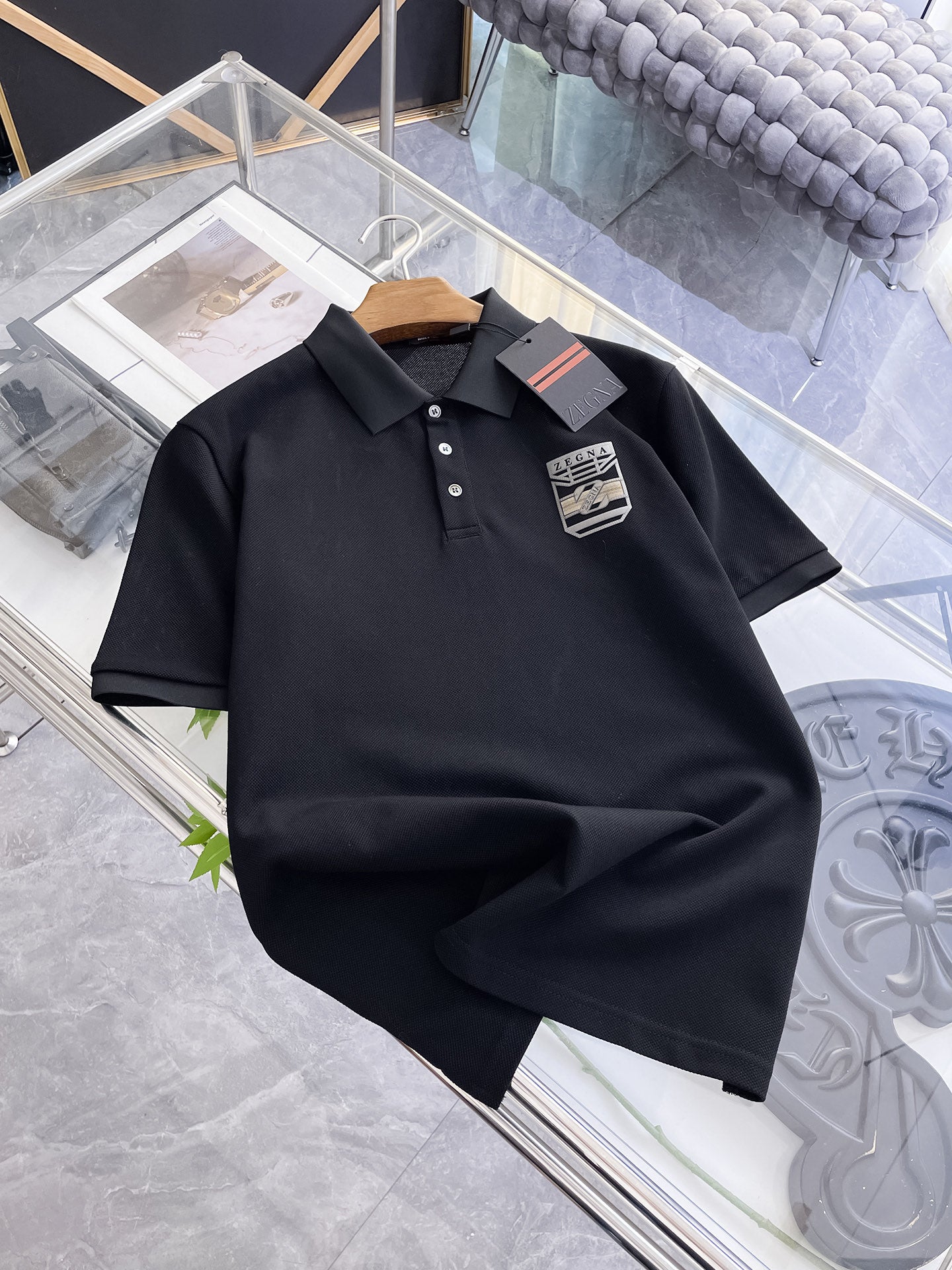 Zegna Minimalist Piqué Polo Shirt – 2026 Spring/Summer Collection