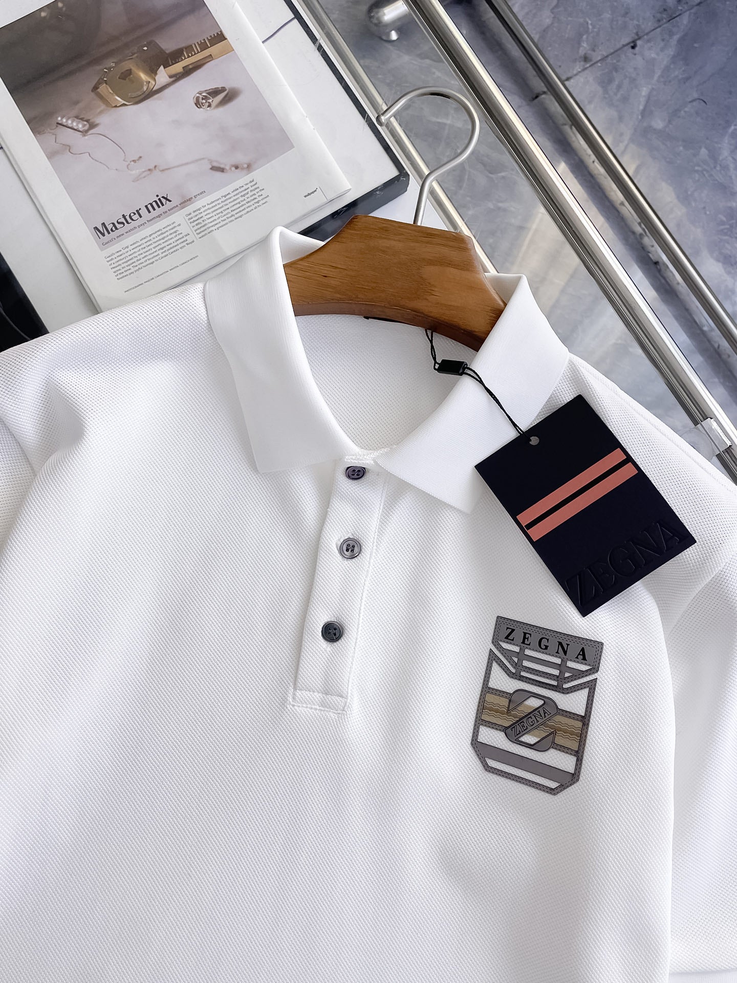Zegna Minimalist Piqué Polo Shirt – 2026 Spring/Summer Collection