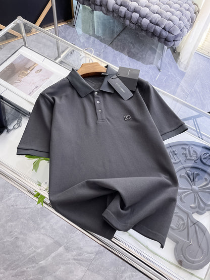 Dolce & Gabbana Minimalist Piqué Polo Shirt – Spring/Summer Collection – 2026