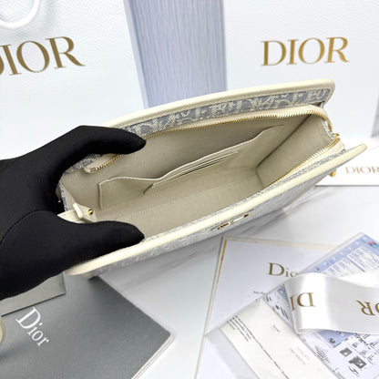 Dior 30 Montaigne Oblique Jacquard Clutch Bag