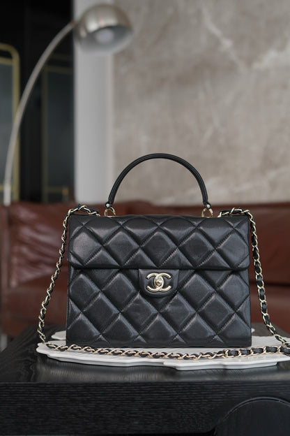 Chanel 24P Handle Kelly Box Bag