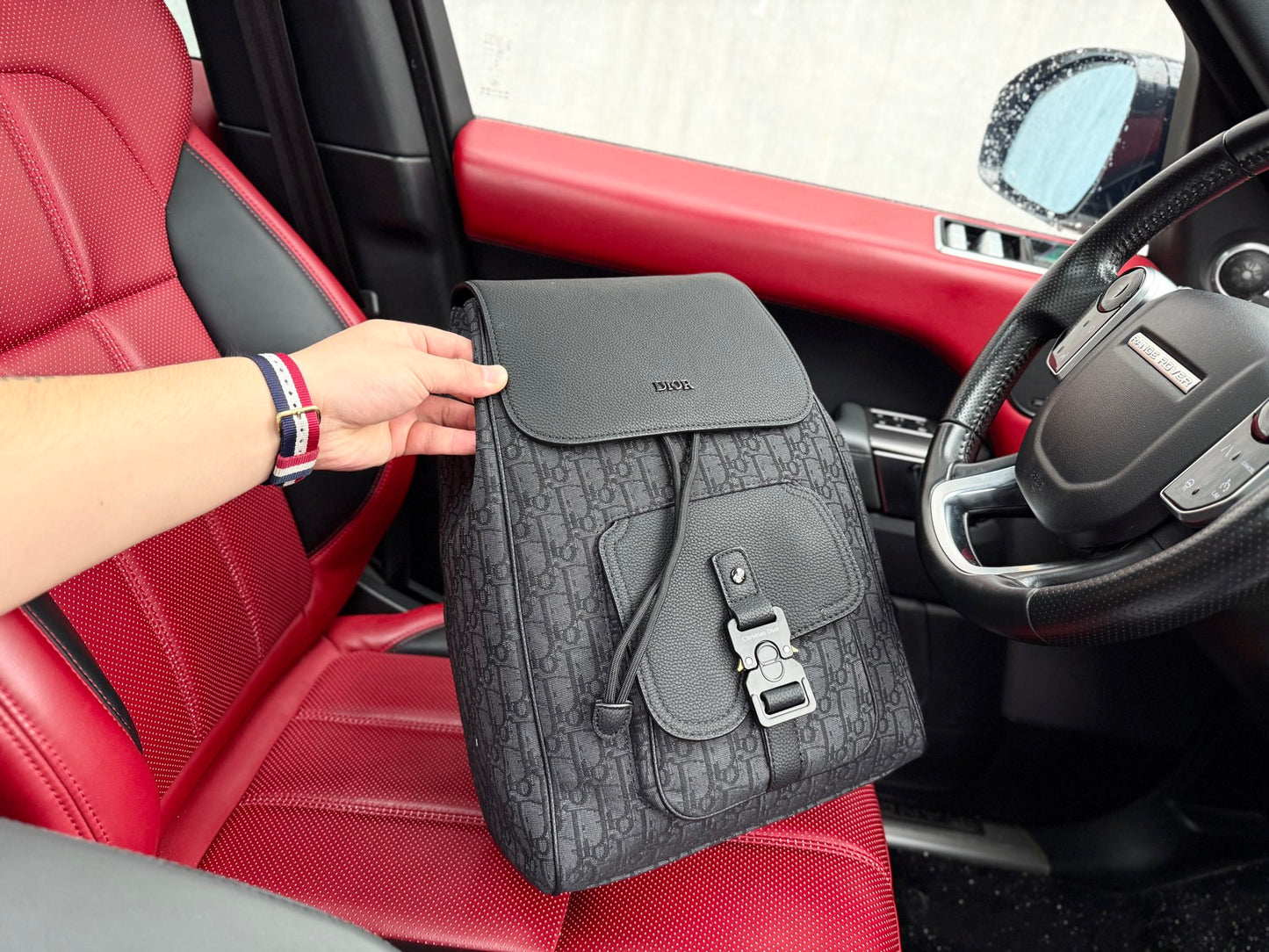 Dior Oblique Saddle Backpack