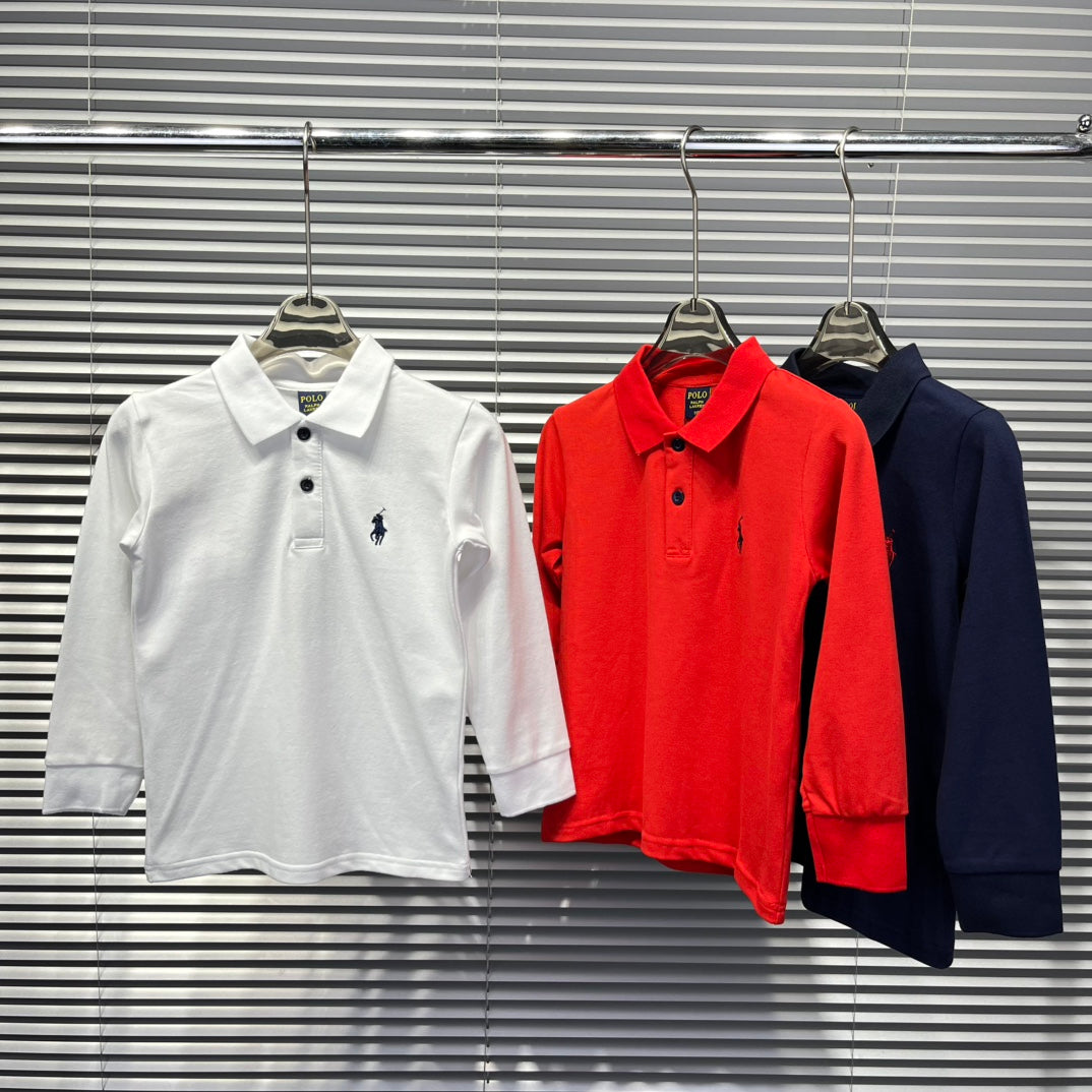Ralph Lauren Long Sleeve Polo Shirt – Kids Collection