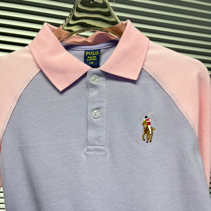 Ralph Lauren Color-block Long Sleeve Polo Shirt – Autumn Collection – Kids Collection