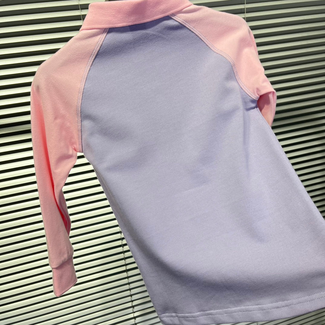 Ralph Lauren Color-block Long Sleeve Polo Shirt – Autumn Collection – Kids Collection