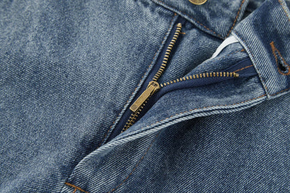 Loewe Anagram Embroidered Denim Jeans