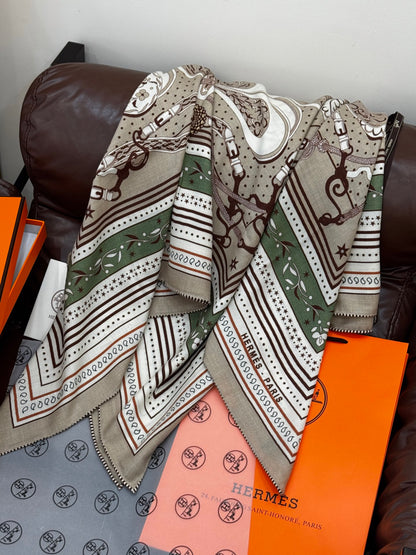 Hermès Amazon's Celebration Bandana – 2025SS