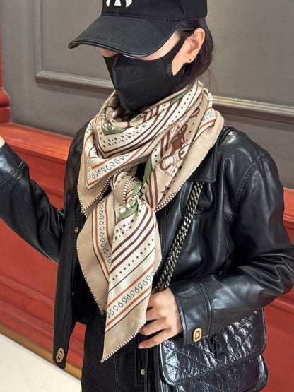 Hermès Amazon's Celebration Bandana – 2025SS