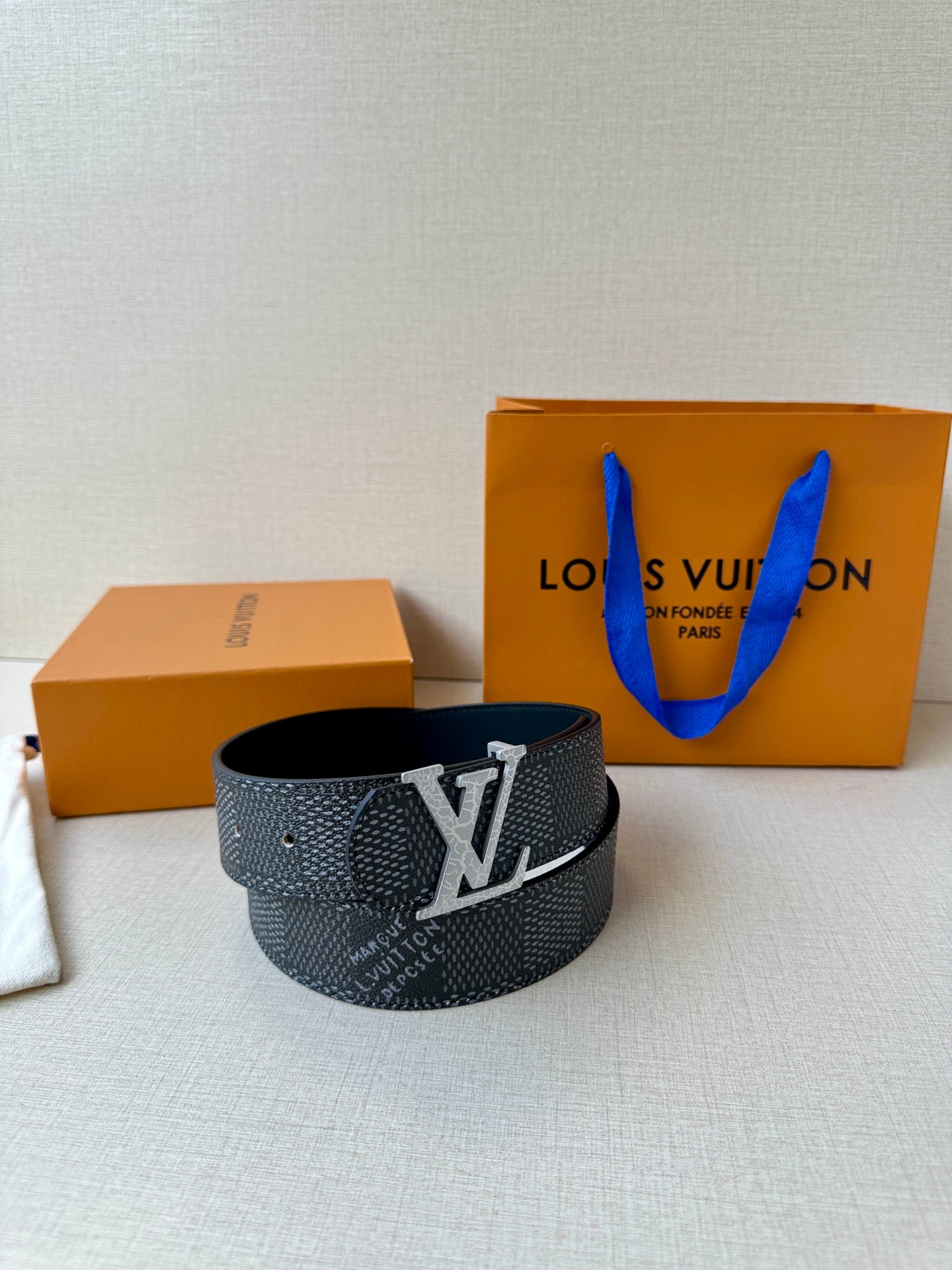 Louis Vuitton Dimension Monogram Reversible Belt