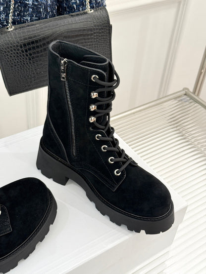 Celine Classic Triomphe Platform Martin Boots