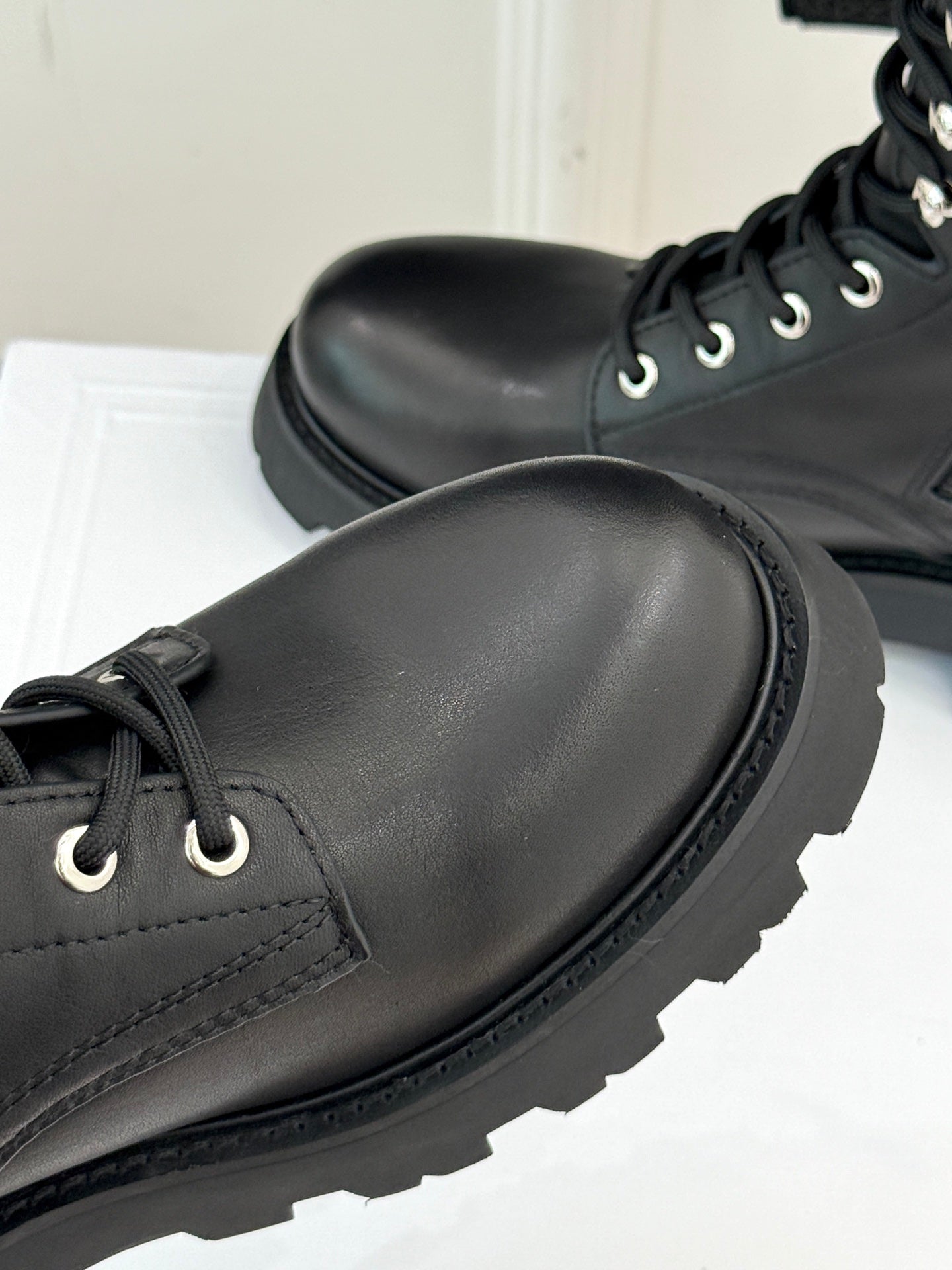 Celine Classic Triomphe Platform Martin Boots