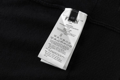 Fendi Double F Hot Stamp Crewneck Sweater