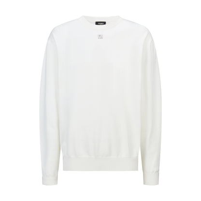 Fendi Double F Hot Stamp Crewneck Sweater