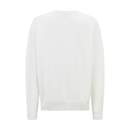 Fendi Double F Hot Stamp Crewneck Sweater