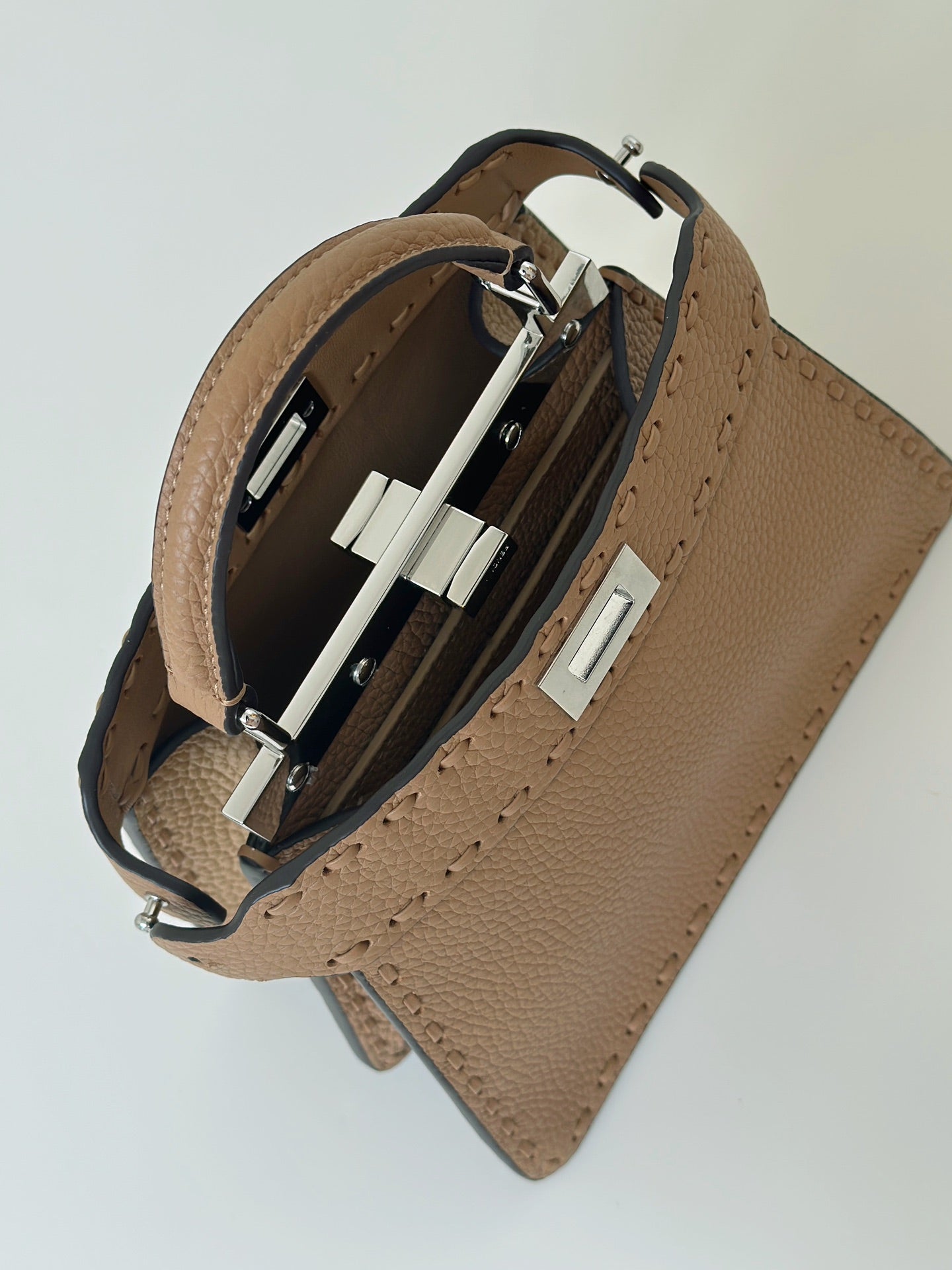 Fendi Peekaboo I See You Petite Satchel