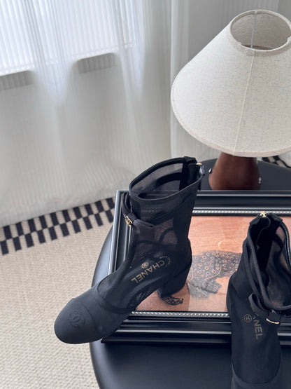 Chanel Mesh Ankle Boots – 25K Collection