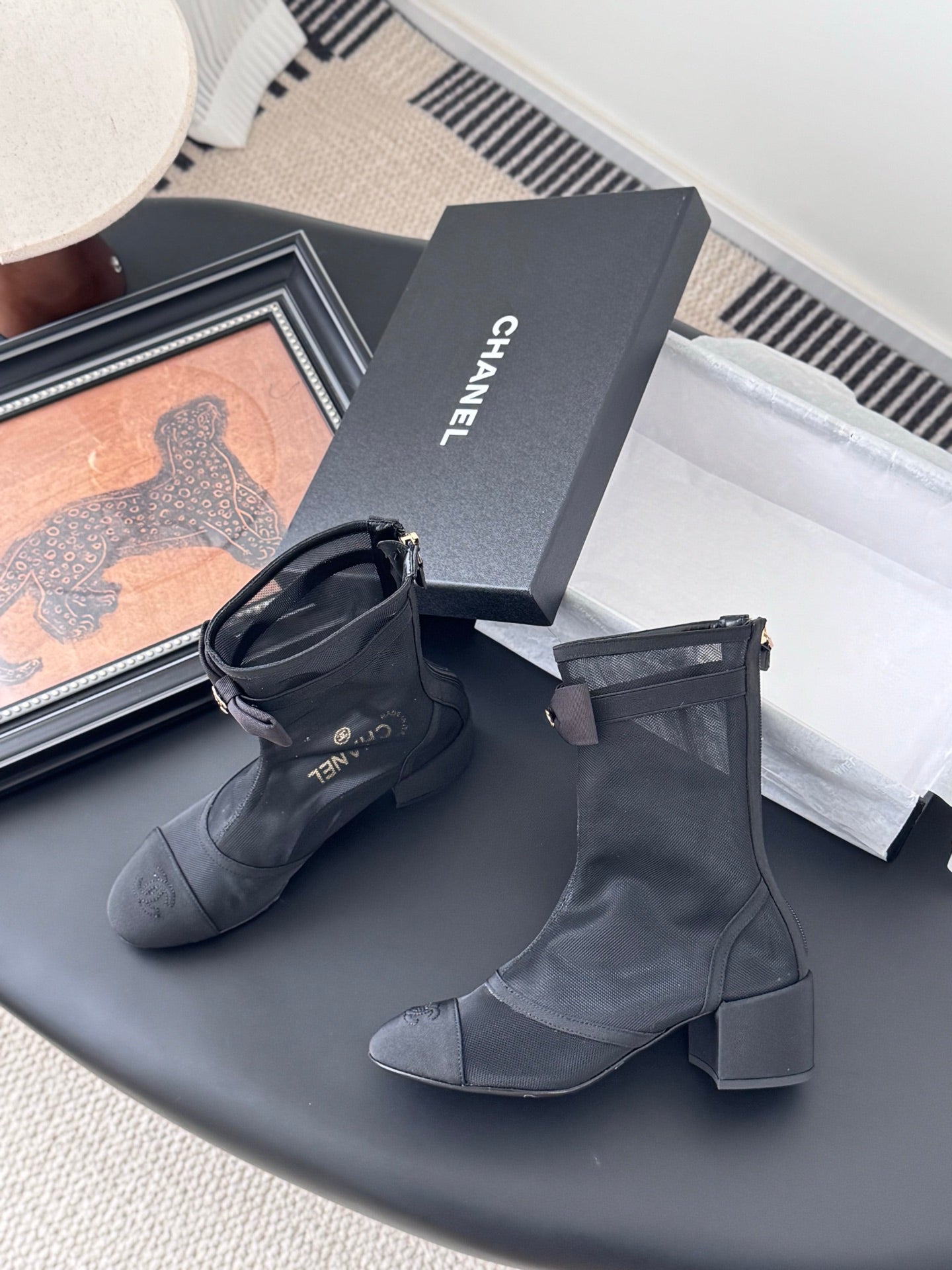 Chanel Mesh Ankle Boots – 25K Collection