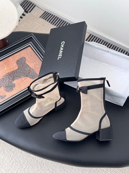 Chanel Mesh Ankle Boots – 25K Collection