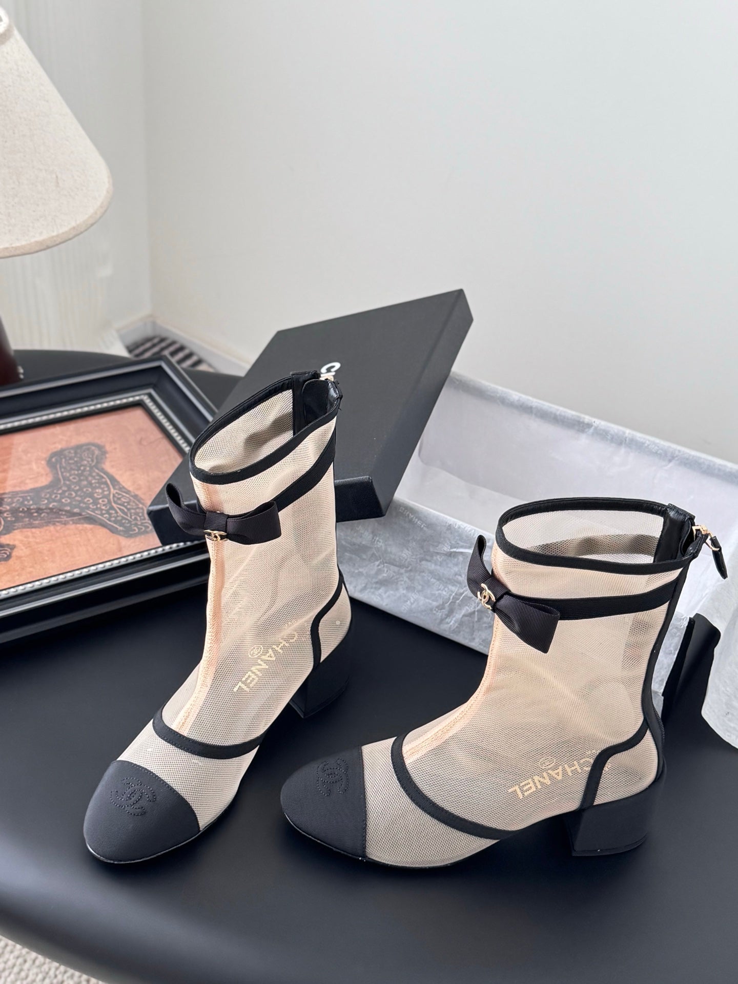 Chanel Mesh Ankle Boots – 25K Collection
