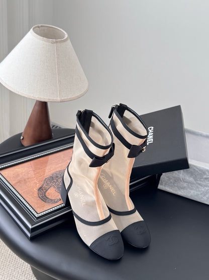 Chanel Mesh Ankle Boots – 25K Collection