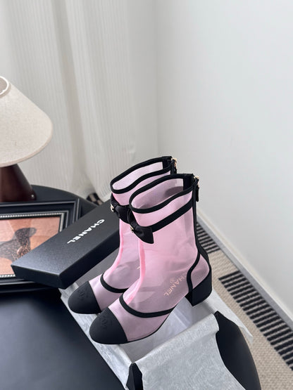 Chanel Mesh Ankle Boots – 25K Collection