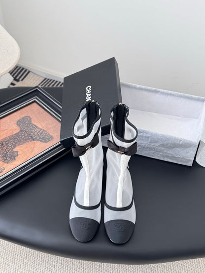 Chanel Mesh Ankle Boots – 25K Collection
