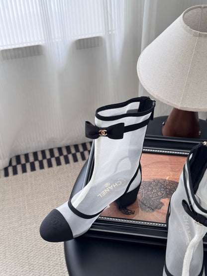 Chanel Mesh Ankle Boots – 25K Collection
