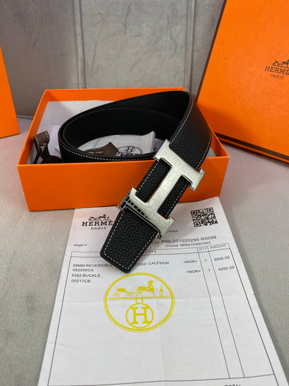 Hermès Crocodile Buckle Belt
